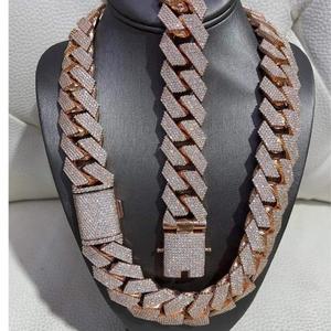 Collier Chaîne Tennis en Argent Sterling 925 de Haute Qualité avec Moissanite VVS, Coupe Brillante, Bijoux Fins, Cadeau d'Anniversaire - Product Image 3