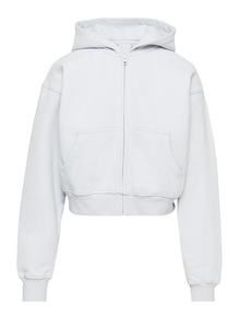 Women <b>Zip</b> <b>up</b> Hoodie <b>Crop</b> Top Fleece Cotton OEM Custom Logo Women's Hoodies best selling - Product Image 2