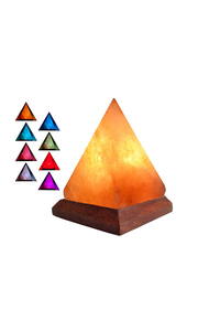 Lampe en sel rose de l'Himalaya naturel raffiné en forme de pyramide, emballée dans un sachet ou une bouteille - Product Image 3