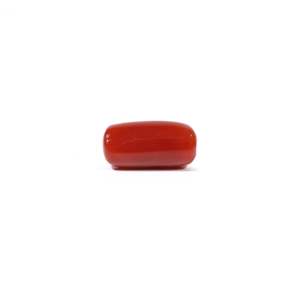 Natural Red Coral Loose Gemstone 4.96 Carat Certified Wholesale Raw Shape - Product Image 2