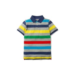 เสื้อโปโลเด็ก แขนสั้น สีเขียวล้วน ระบายอากาศได้ดี สไตล์เรโทร ถักทออย่างดี ทรงปกติ ขายส่ง - Product Image 3