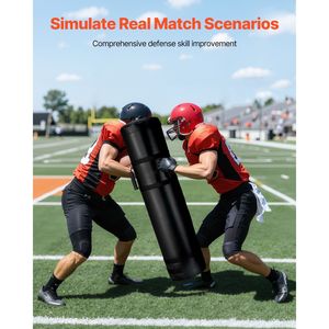 Manichino da Football per Tackling con Logo, 47,2 Pollici, Imbottitura in Spugna ad Alta Densità, Attrezzatura per Allenamento Resistente - Product Image 4