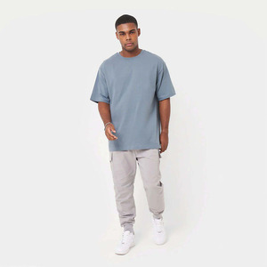 T-shirts d'été pour hommes, 100% coton, col rond, de haute qualité, décontractés, coupe ample, séchage rapide, respirants, personnalisables, vente en gros - Product Image 3