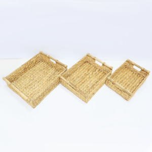 Artex Dong Thap Fábrica escandinava bandeja de concha de ratán organizador decorativo para servir y decoración del hogar - Product Image 5