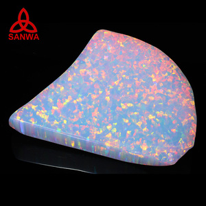 Kyocera OP712 sans résine d'opale bleu vert feu compatible avec le verre borosilicate COE33 brut pour la conception de travaux manuels - Product Image 4