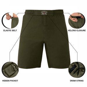 Shorts MMA personnalisés pour hommes, entraînement, fitness, sports de combat, vêtements légers, respirants, séchage rapide, shorts de combat, fabrication en usine - Product Image 5