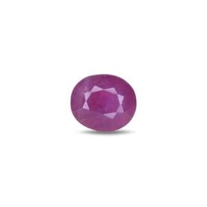 Natural Madagascar Ruby Loose Gemstone 1.31 Carat Certified Trillion Faceted Triangle Cut - Product Image 1
