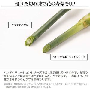 Tijeras de Podar para Ikebana SAKAGEN Hand Creation P-180 - Hechas en Japón, Recubiertas de Fluororesina (Verde Musgo) - Product Image 2