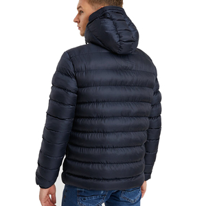 Veste d'hiver haut de gamme pour homme grande taille, écologique, réversible, imperméable, coupe-vent, à capuche et col montant, matelassée - Product Image 2