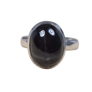925 Sterling Silver Natural Black Onyx Oval Gemstone <b>Ring</b> Handmade Fine Jewelry Wholesale Bulk Supplier Unisex Gift <b>Ring</b> - Product Image 1