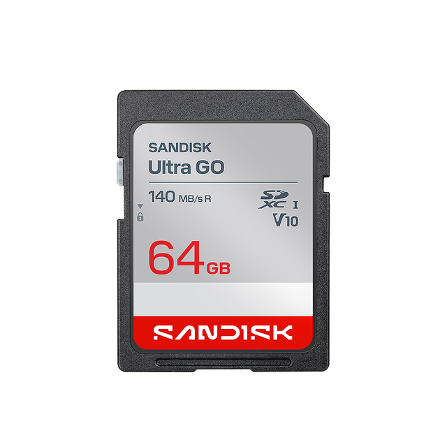 64GB Ultra GO SD Memory Card 140MB/s, SDSDUGN-064G-GN6IN