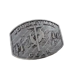 Cinturón de cuero tradicional para hombre con hebilla de latón y cobre para colgar espada estilo bávaro Medieval Tacto de tigre DE LA Lederhosen-TT-7641 - Product Image 1