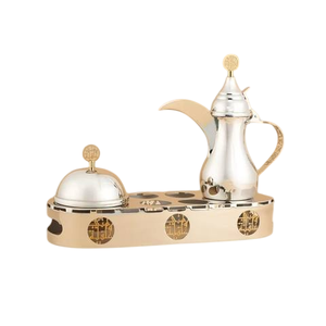 Nouvelle collection en promotion : Cafetière Dallah arabe de style moderne, de qualité alimentaire, pour hôtels et mariages, idéale pour le maintien au chaud du lait et du café, bouilloire à thé Dallah décorative. - Product Image 2