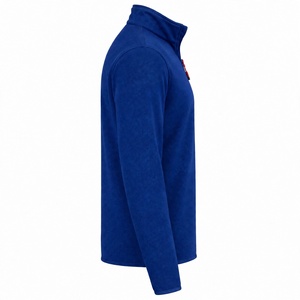 Wholesale <b>Royal</b> <b>Blue</b> Mens <b>Fleece</b> Quarter Zip Pullover Sweatshirt Thermal Heavyweight Winter Sweatshirt Custom Logo Outdoor Warm - Product Image 4