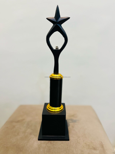 Sofisticado Premium Abstract Metal Star Award Trofeo Elegante diseño en línea para logros Excelencia Trofeos Medallas Placas
