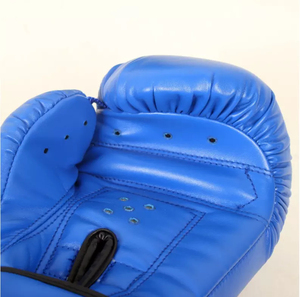 Guantes de Boxeo MMA Profesionales de Cuero Sintético de Secado Rápido con Cierre de Cordones, Logotipo Personalizado, Alta Calidad, OEM, Unisex - Product Image 4