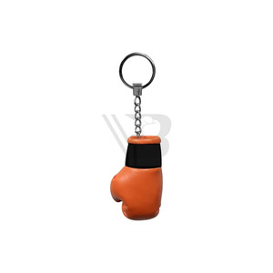 Llavero de Guantes de Boxeo Rectangulares Mini Personalizados de Alta Calidad con Cuero PU y Logotipo Personalizado - Product Image 2