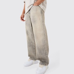 Pantalones Vaqueros Anchos Personalizados para Hombre, Estilo Casual, Clásico, Holgado, Hip Hop, Vintage, Talla Grande - Product Image 6