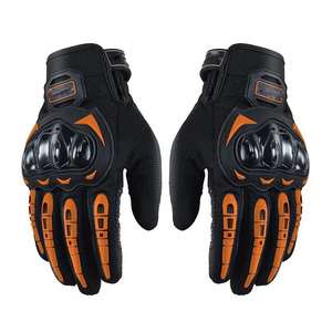 Gants de moto en cuir pleine main Pyrotect avec cordon de serrage pour l'hiver, compatibles écran tactile, unisexe, pour sports de plein air et cyclisme - Product Image 2