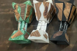 Offre Spéciale couleur personnalisée et bois résine Bakhoor brûleur Mini Bukhoor brûleur bois pour cadeau de mariage brûleur d'encens Bakhoor - Product Image 3