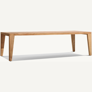 Muebles de comedor hechos de madera de teca con un estilo moderno y sencillo, aptos para uso en exteriores, duraderos y resistentes a la putrefacción. - Product Image 3