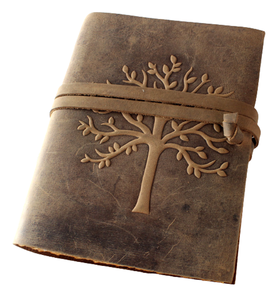 Diario de Cuero Personalizado, Cuaderno de Cuero Grande Tamaño A5, Estilo Vintage, Diario Antiguo Hecho a Mano, Diario para Escribir - Product Image 1