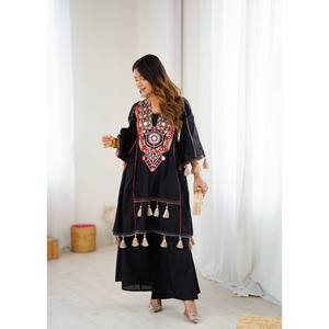 Designer Co-ord Set with Embroidery Sequence Work Size 5XL - Product Image 6