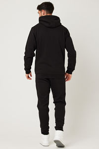Ensemble de survêtement pour homme, sweat à capuche oversize avec fermeture éclair et pantalon cargo, survêtement respirant en polyester pour homme - Product Image 2
