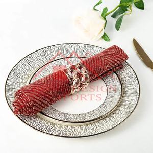 Anneaux de serviette décoratifs pour centres de table d'hôtel et de restaurant, décoration de mariage, best-seller, écologiques, personnalisables, en métal - Product Image 4