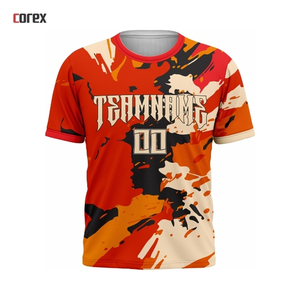เสื้อเจอร์ซีย์คอกลมแบบสวม ทีมมืออาชีพ ผ้าพรีเมียม ทอแบบถัก แขนสั้น สำหรับงานพิธีการ  แบบซับลิเมชั่น - Product Image 1