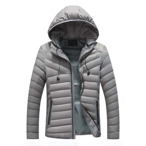 Premium Quality Solid Custom Winter Warm Puffer <b>Jacket</b> Men With Detachable Sleeves Zipper Unisex Down Coats Puffer <b>Jackets</b> - Product Image 4