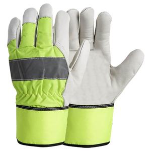 ขายตรงจากโรงงาน ถุงมือทำงานหนังแบบใหม่ ทนทาน กันน้ำมัน กันสารเคมี กันลื่น ป้องกันได้ดี ราคาสมเหตุสมผล - Product Image 3