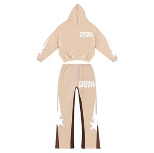 Conjuntos Deportivos Personalizados al por Mayor con Logotipo Impreso en Relieve para Hombre, Trajes Casuales para Correr, Otoño Invierno, Conjunto Deportivo Personalizado para Adultos, Ropa Urbana - Product Image 1
