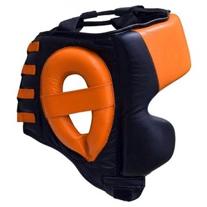 Protector de Cabeza para Kickboxing y MMA, Hecho a Medida, Color Verde, 100% Cuero Vacuno Genuino, Ligero, Ecológico, Estilo Profesional, con Cordones - Product Image 2