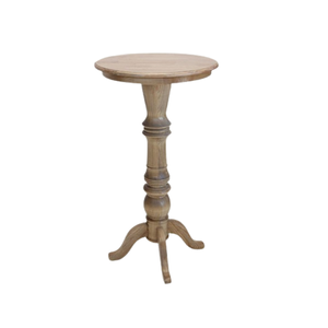 Mesa de centro de cuatro patas de forma redonda de lujo para decoración del hogar, mesa de centro de madera de Mango, muebles decorativos para el hogar - Product Image 1