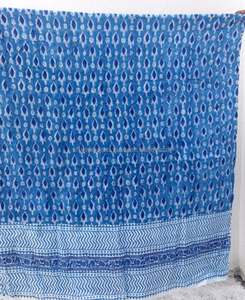 Lightweight Custom Block Printing Fabric Sarong With Stitch Hem Beach Body Cover Up Pareo Beach <b>Bathing</b> Wrap Skirt Scarves - Product Image 3