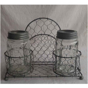 Round 32oz Sprouts Kit a Grade Sprouting Jar Kit Sprout Glass Mason Jars with Mesh Lid Stand <b>Tray</b> for <b>Seed</b> - Product Image 1
