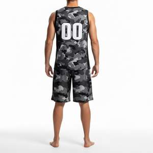 Uniforme de basket-ball sur mesure de qualité supérieure, dernier design, uniforme sportif fabriqué en tissu hautement respirant, imprimé par sublimation. - Product Image 3