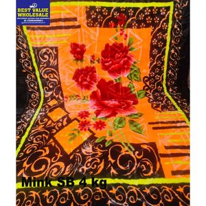 Luxury 4 KG Polyester Mink Throw Blanket <b>Super</b> <b>Soft</b> Warm Winter Single Bed Cover Traditional Style for Home or Hotel Use - Product Image 3