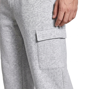 Pantalon de survêtement cargo multi-couleurs en molleton doublé, décontracté, taille mi-haute, avec fermeture éclair - Product Image 4
