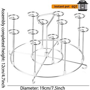 <b>Skewers</b> for Air Fryer Stand 6QT Air Fryers Home Kitchen Kabobs Specialty Tools for Appetisers Metal Kabob <b>Skewer</b> Compatible - Product Image 2