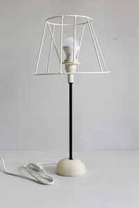 Lámpara decorativa hecha a mano de fibra de plátano, mármol y hierro, de alta calidad, color crema, moderna, para uso en el hogar y la oficina. - Product Image 5
