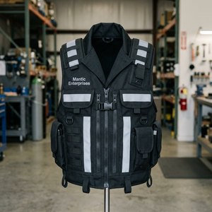 Chaleco Reflectante de Alta Visibilidad, Chaleco de Seguridad, Chaqueta de Seguridad para la Construcción, Ropa Reflectante Transpirable de Alta Visibilidad - Product Image 1