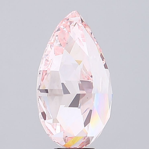 Diamant de laboratoire de haute qualité, taille poire, rose vif fantaisie, clarté VS2, CVD, diamant non monté, polissage excellent, approvisionnement export. - Product Image 3