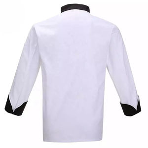 Uniforme de chef unisexe, uniformes de cuisine de restaurant, veste de chef respirante, veste de chef en coton de haute qualité personnalisable - Product Image 2