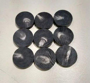 Boutons vierges en corne naturelle faits à la main, écologiques et de forme moderne, pour chemises homme et femme ou usages variés, exportés d'Inde - Product Image 4