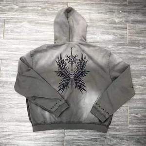 Vêtement pour homme de haute qualité, écologique, léger, respirant, anti-plis, en polaire polyester/coton, double couche, surdimensionné, personnalisable - Product Image 3