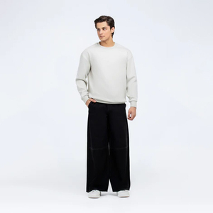 Sudadera Personalizada de Cuello Redondo Estilo Urbano, Sudadera Gruesa de Forro Polar Largo, Sudadera con Cuello Redondo, Nueva Llegada 2025, Sudadera para Hombre - Product Image 2