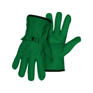 Gants de sécurité robustes, durables, antistatiques, réfléchissants, respirants, en cuir de chèvre, avec poignet réglable, usage général - Product Image 5