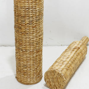 Artex Dong Thap Vases à fleurs en gros d'usine Seagrass Matière première Plancher noir rustique Artisanat naturel Vietnam Modèle fait main - Product Image 6